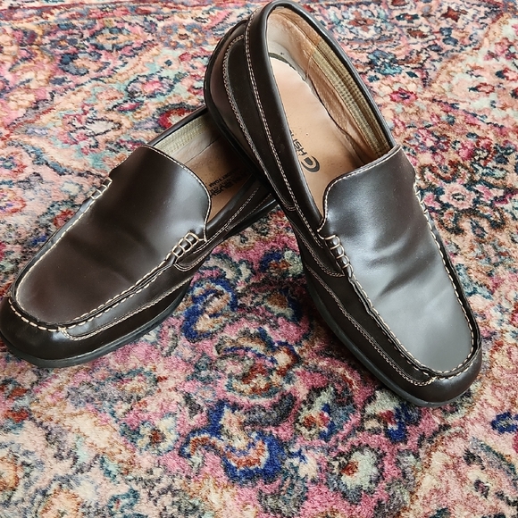 Nunn Bush Other - Nunn Bush Dark Brown Leather Slip-On Loafers